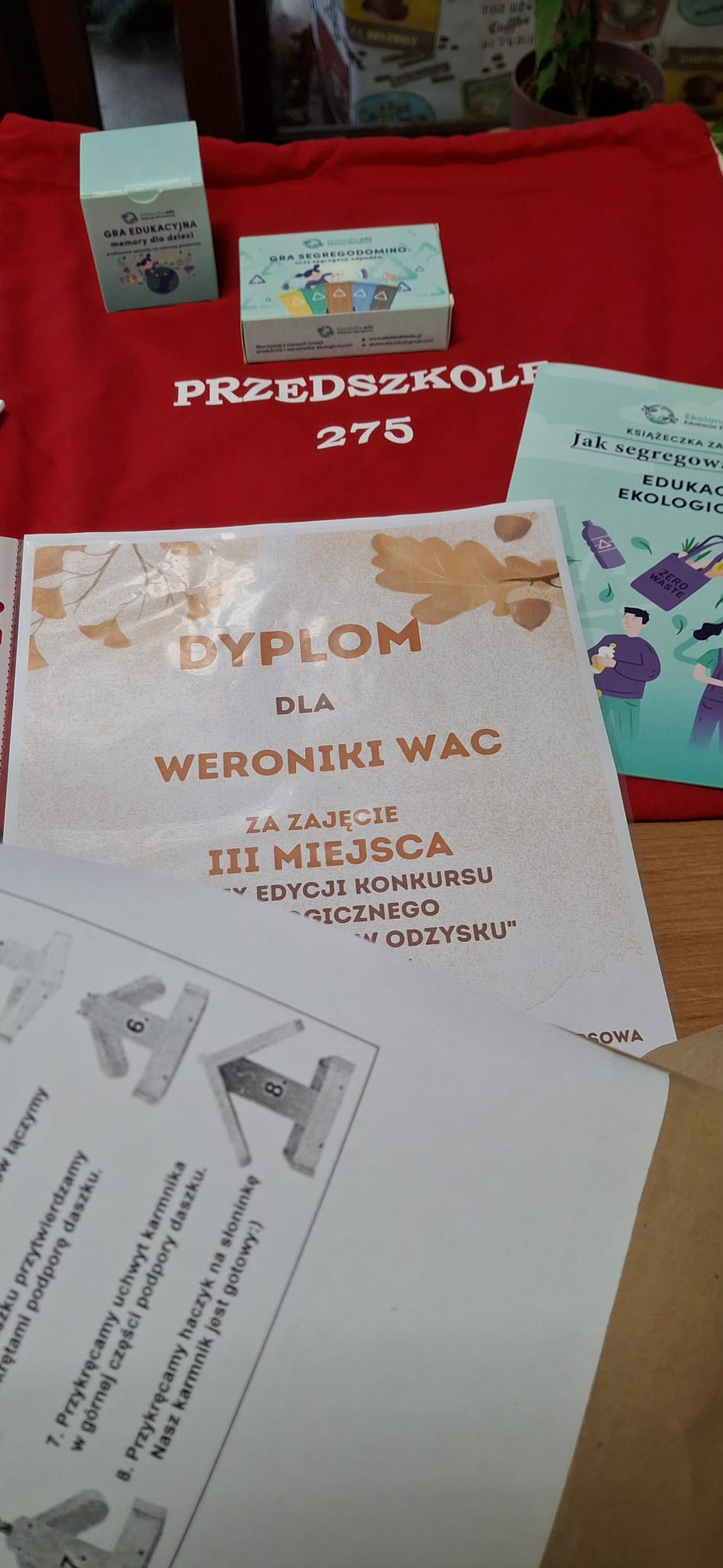 III miejsce 3 4 latki