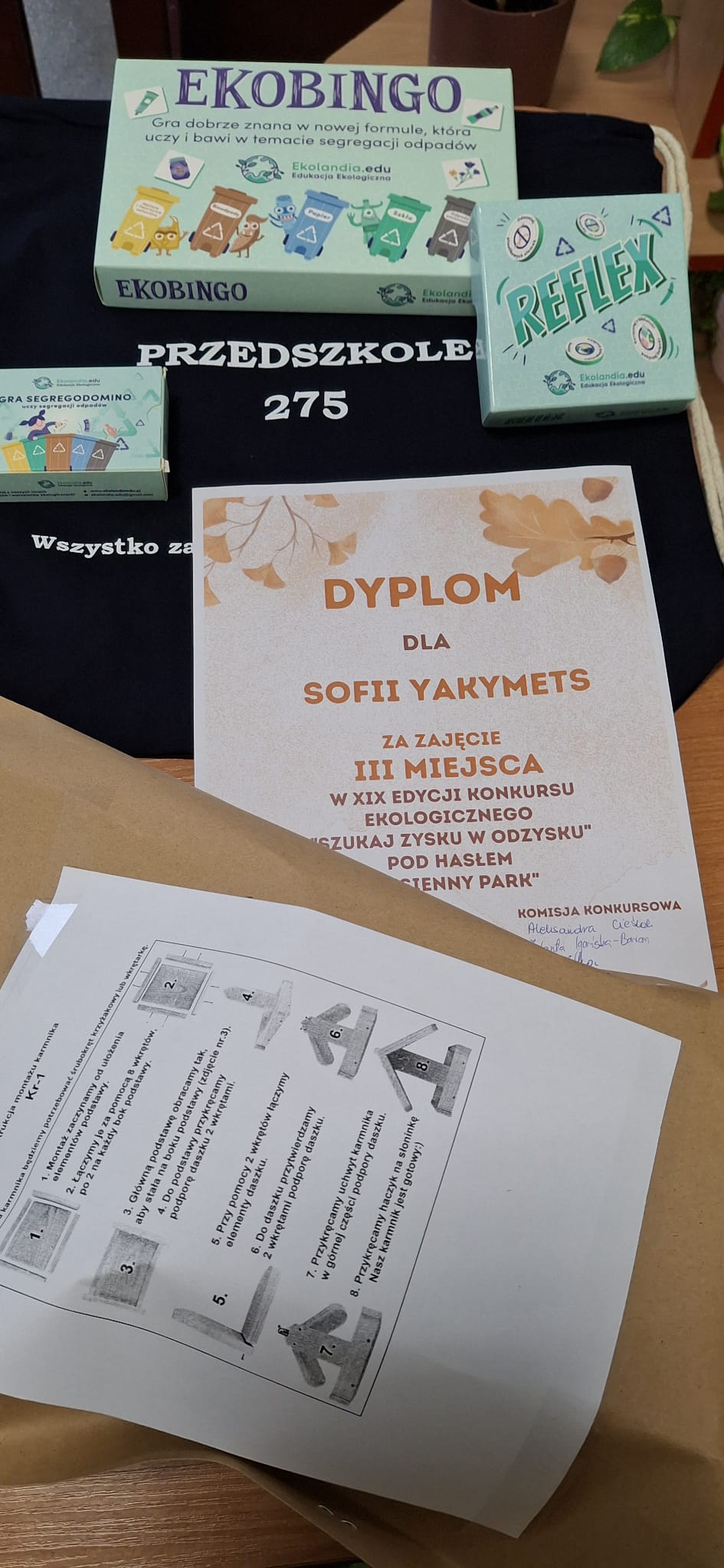 III miejsce 5 6 latki